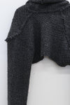 Marc Le Bihan Shoulder Sweater 2733 France Handmade MLB-2733-HUI GREY
